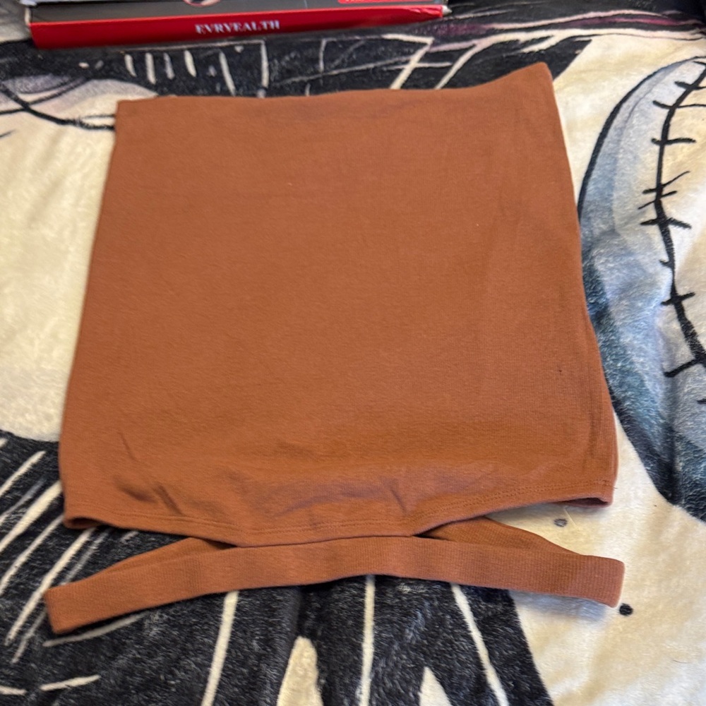BP Rust Pencil Skirt - Picture 3 of 3
